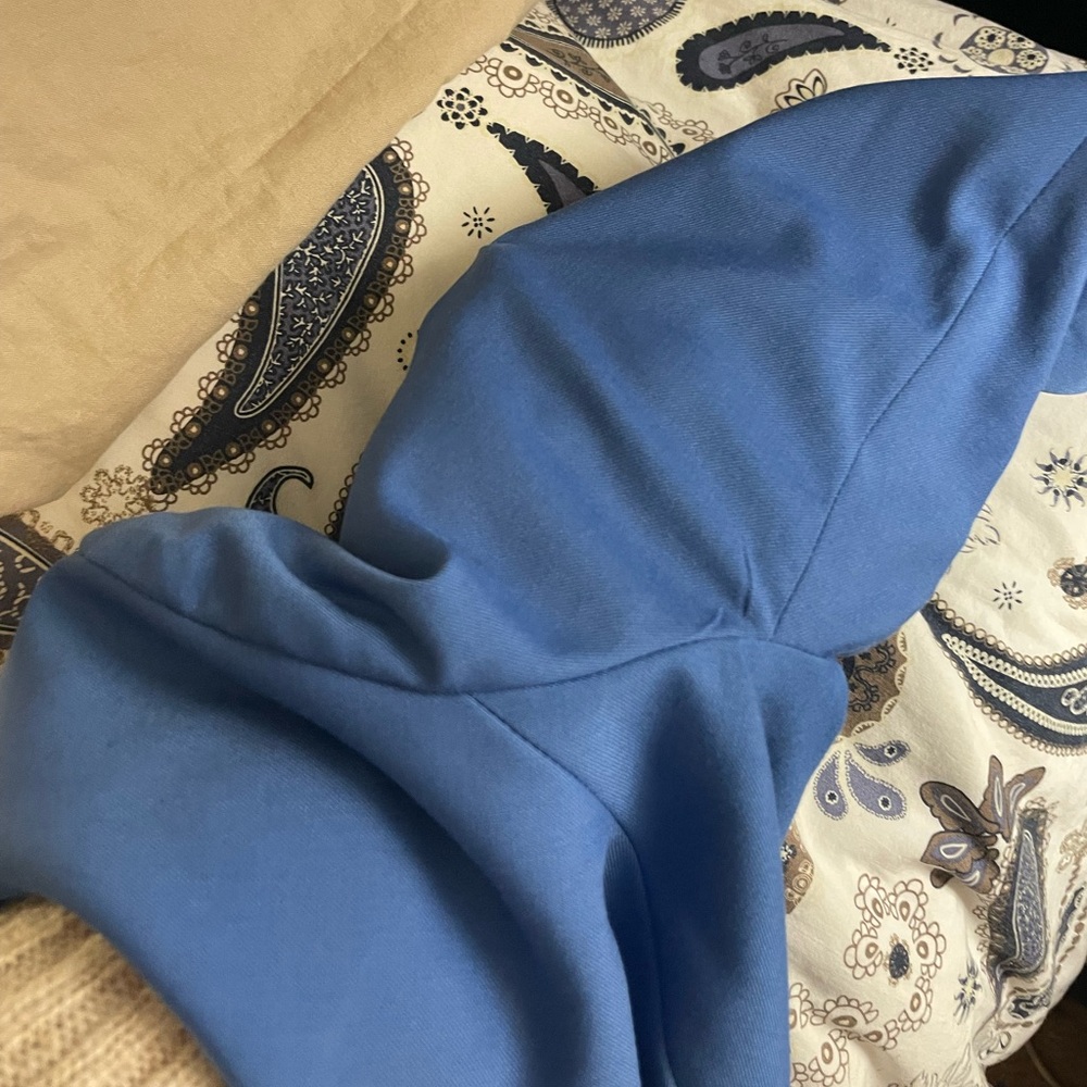 BGL Blue Long-Sleeve Belted Peplum | two-piece | US 2-4 - Picture 10 of 13
